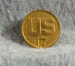 Collar Disc US 17th Regiment 1930s