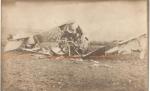WWI Postcard Air Plane Crash