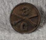 WWI 3rd Infantry Regiment G Company Collar Disc