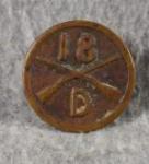 WWI 18th Infantry Regiment D Company Collar Disc