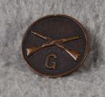 WWI Infantry Regiment G Company Collar Disk