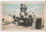 WWI Postcard Battleship