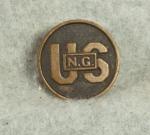 WWI US National Guard NG Collar Disk 