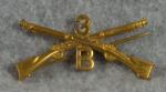 WWI 3rd Infantry Regiment B Company Collar Pin