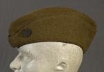 WWII OD Wool Overseas Cap Hat Engineer