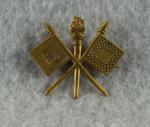 WWI era Signal Corps Collar Insignia Pin Officer