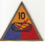 WWII 10th Armored Division Patch Error