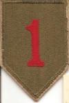 WWII 1st Infantry Division Patch Variant