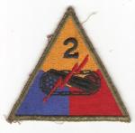 WWII 2nd Armored Division Patch