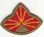 WWII AAA Command Southern Patch Green Back