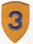 WWII 3rd Cavalry Division Patch