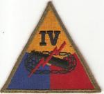 WWII Patch 4th Armored Corps