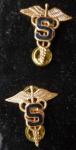 WWII Medical Specialist Corps Collar Pin