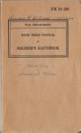 WWII FM 21-100 Soldiers Handbook Manual