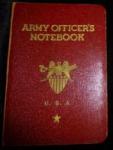 WWII Army Officers Notebook