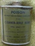 WWII Rifle Bore Cleaner Tin