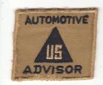 WWII Civilian Automotive Advisor Patch