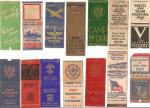 WWII Matchbook Covers Lot of 14