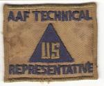 WWII Civilian AAF Technical Rep Patch