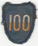 WWII 100th Division Patch Theater Made