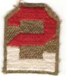 WWII 2nd Army German Made Patch