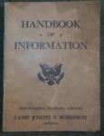 WWII Handbook Camp Robinson