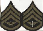 Army Air Corps Staff Sergeant Chevrons