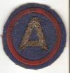 WWII 3rd Army Patch Bullion Theater Made