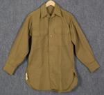 WWII US Army OD Wool Field Shirt 14x32
