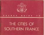 WWII Pocket Guide Cities Southern France