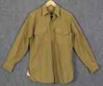 WWII US Army OD Wool Field Shirt 14.5x33