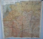 WWII Silk Escape Map Holland France