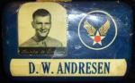 WWII AAF ID Badge