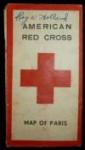 WWII Red Cross Map of Paris