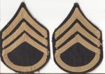 WWII Army Staff Sergeant Chevrons Early