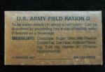 US Army Field Ration D Chocolate Repro