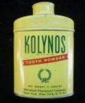 WWII era Kolynos Tooth Powder Tin