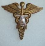 WWII Medical Administration Insignia Pin