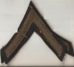 WWII Army Private 1st Class Rank Felt