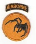 WWII 135th Airborne Ghost Division Patch