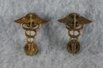 WWII Medical Officer Collar Insignia 