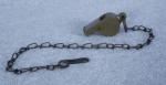 WWII Army MP Whistle & Chain 1943