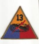 WWII 13th Armored Division Patch