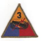 WWII 3rd Armored Division Patch