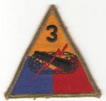 WWII 3rd Armored Division Patch