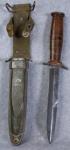 WWII M3 Fighting Knife & Scabbard