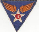 WWII 12th AAF Patch
