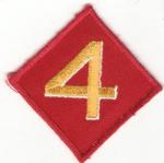 WWII USMC 4th Marine Division Patch