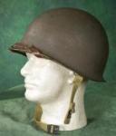 WWII US M1 Helmet Fixed Bale Complete