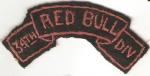 WWII 34th Red Bull Division Patch Rocker